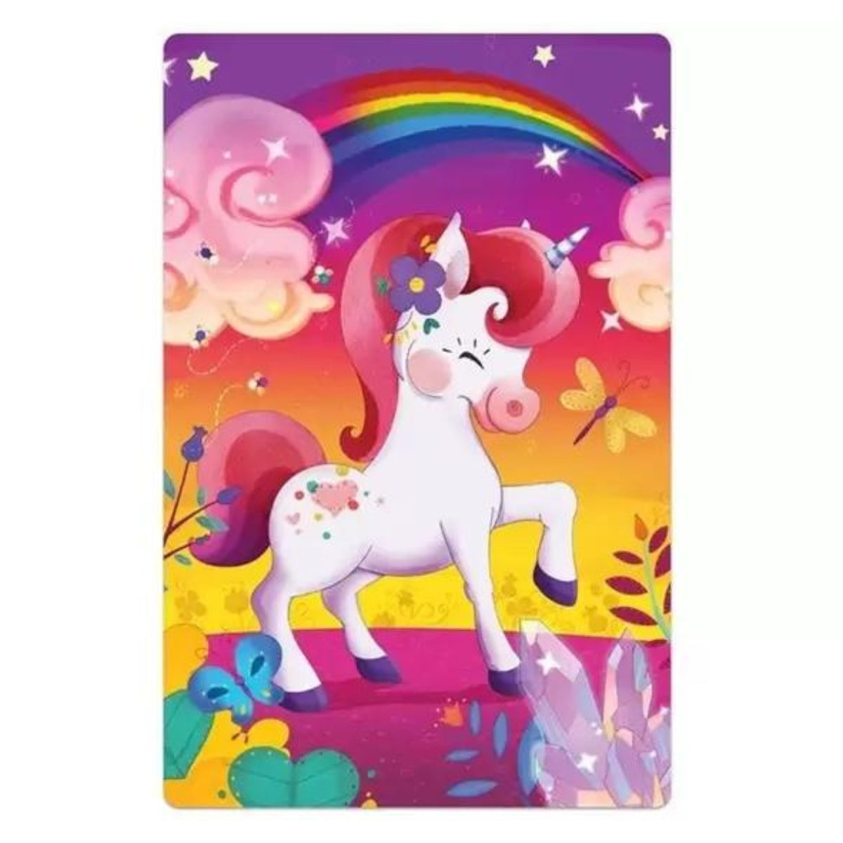Reino Dos Unicórnios Quebra-Cabeça Metalizado - 100 peças - Toyster Brinquedos Reino Dos Unicórnios Quebra-Cabeça Metalizado - 100 peças - Toyster Brinquedos